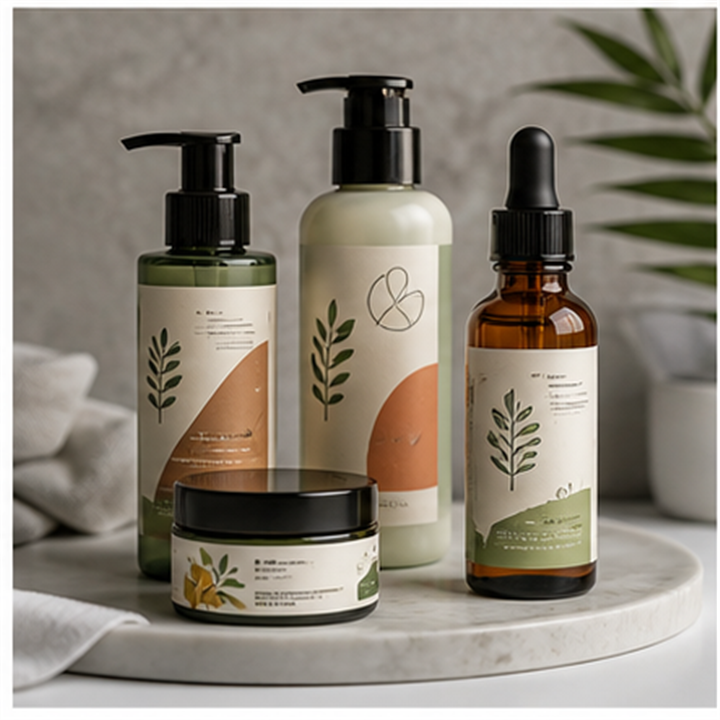 Labels for cosmetics and personal care