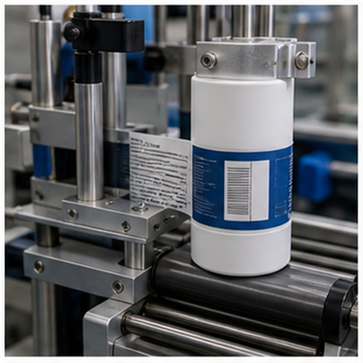 Automatic application of roll labels
